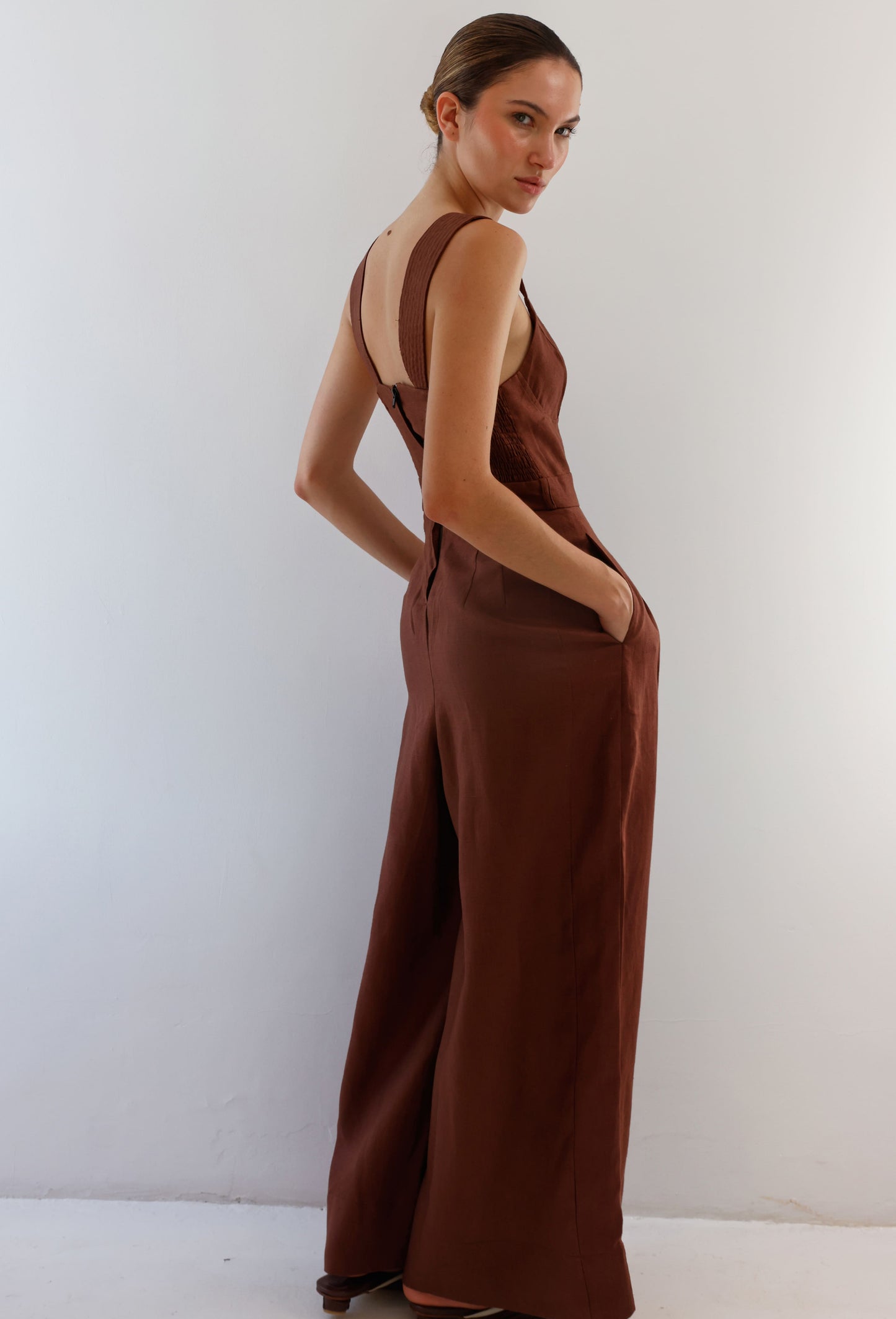 SUSANA JUMPSUIT BROWN