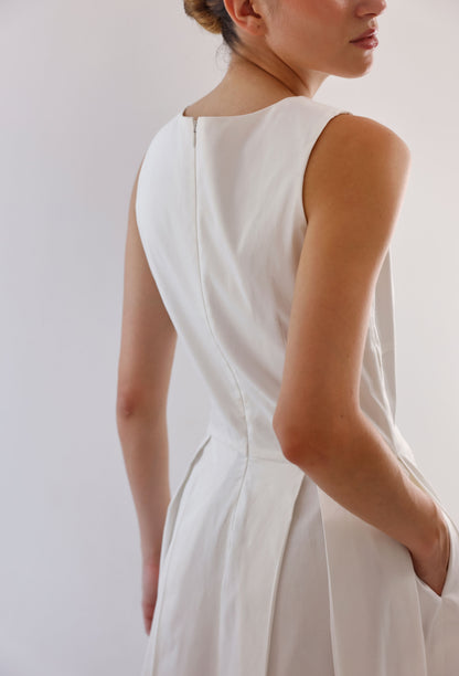 LORNA DRESS WHITE