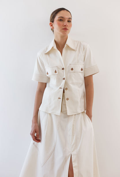 GALA BLOUSE WHITE