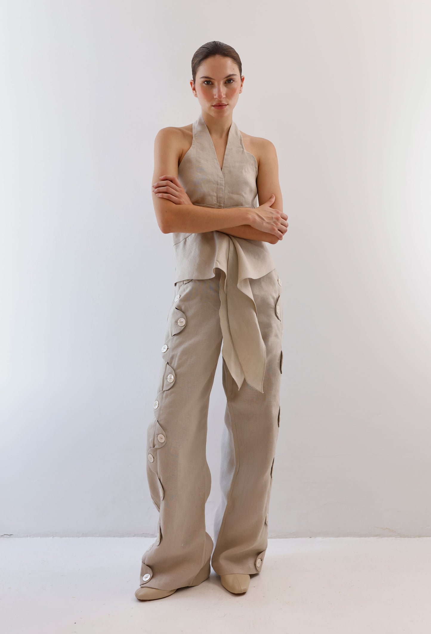 ELEONORA PANT CAMEL