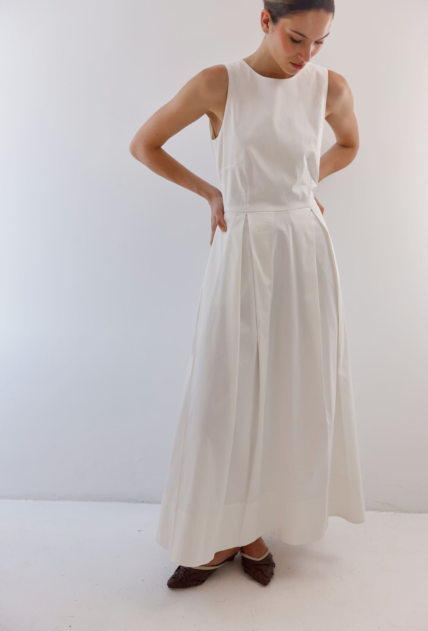LORNA DRESS WHITE
