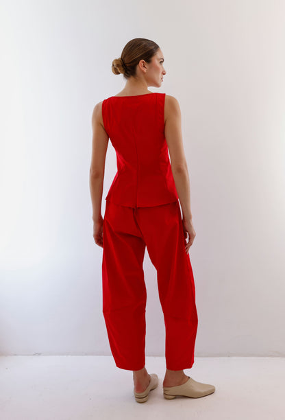 MABEL PANT RED