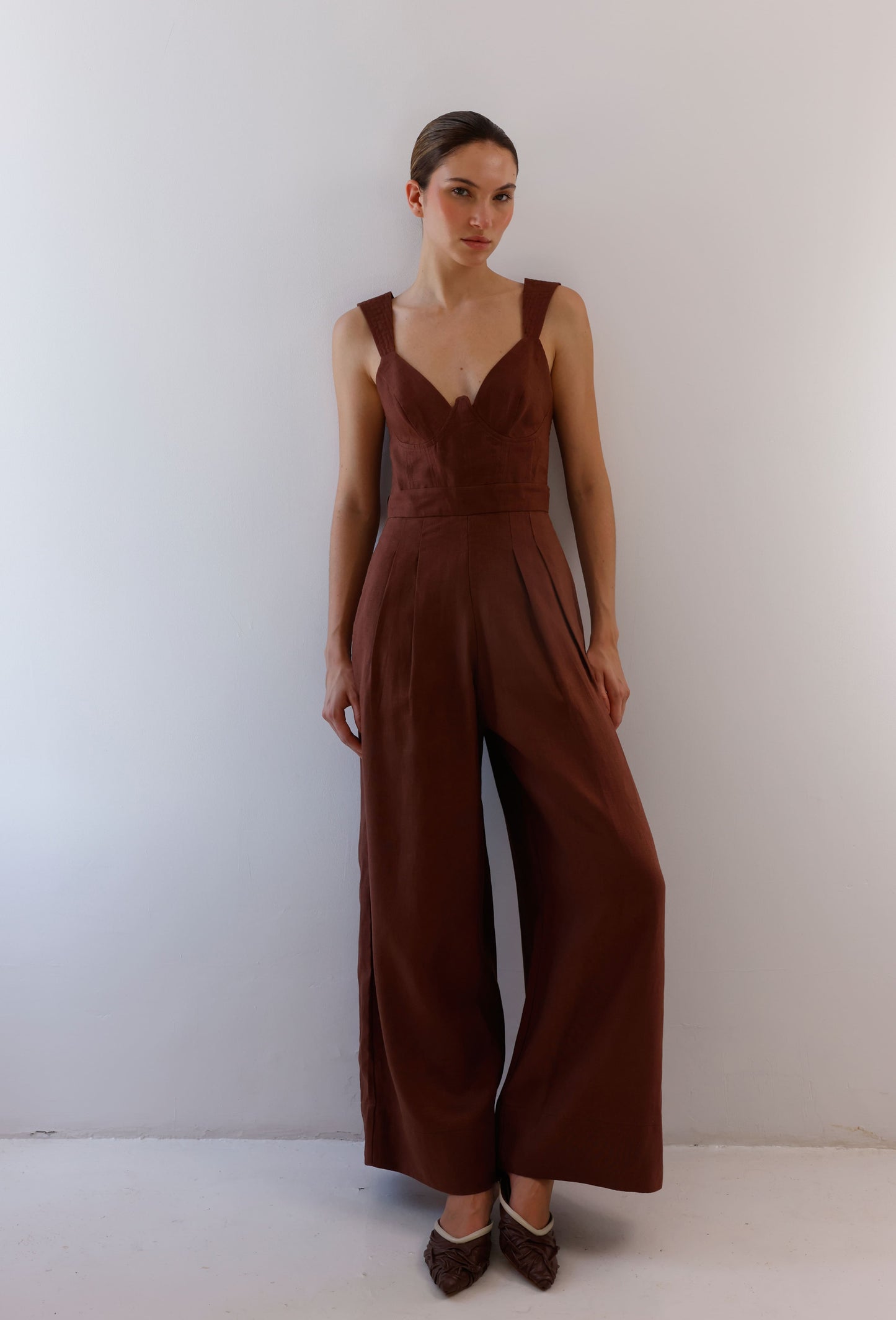 SUSANA JUMPSUIT BROWN