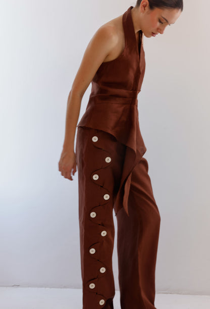 ELEONORA PANT BROWN