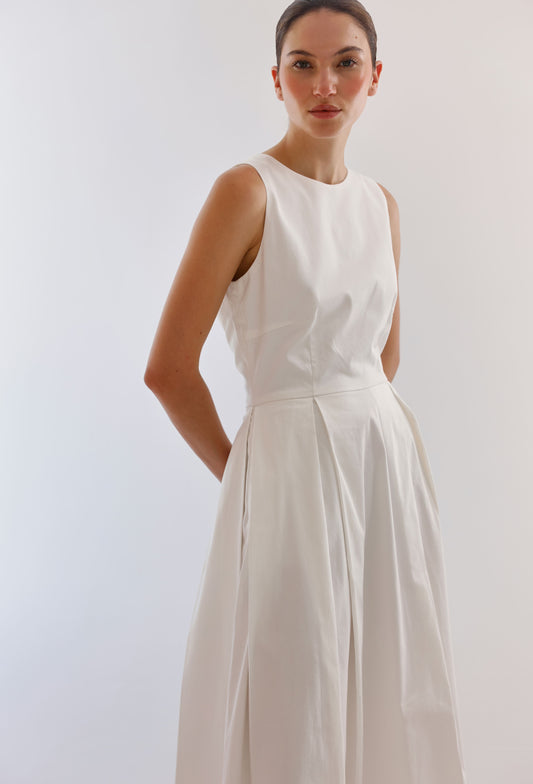 LORNA DRESS WHITE