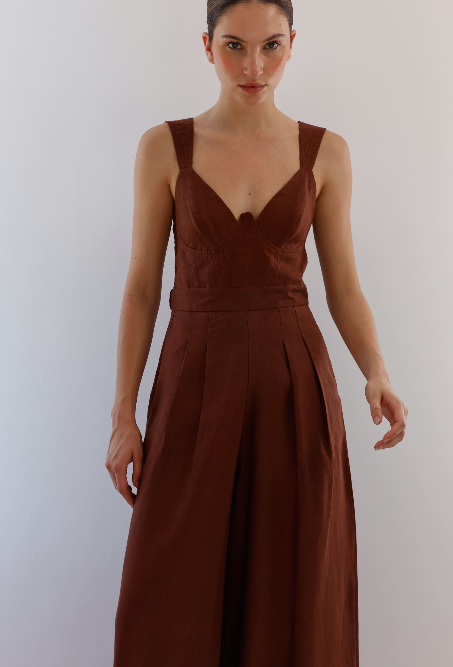 SUSANA JUMPSUIT BROWN