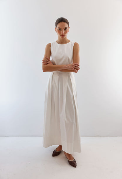 LORNA DRESS WHITE