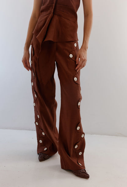ELEONORA PANT BROWN
