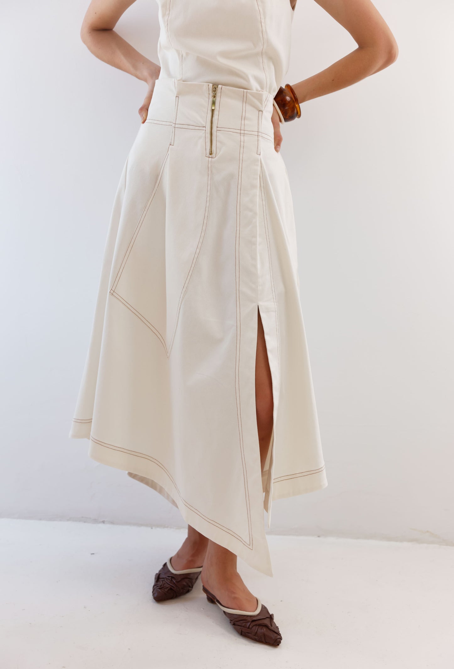 BELINDA SKIRT WHITE