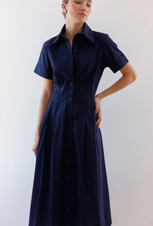 NATALIA DRESS BLUE