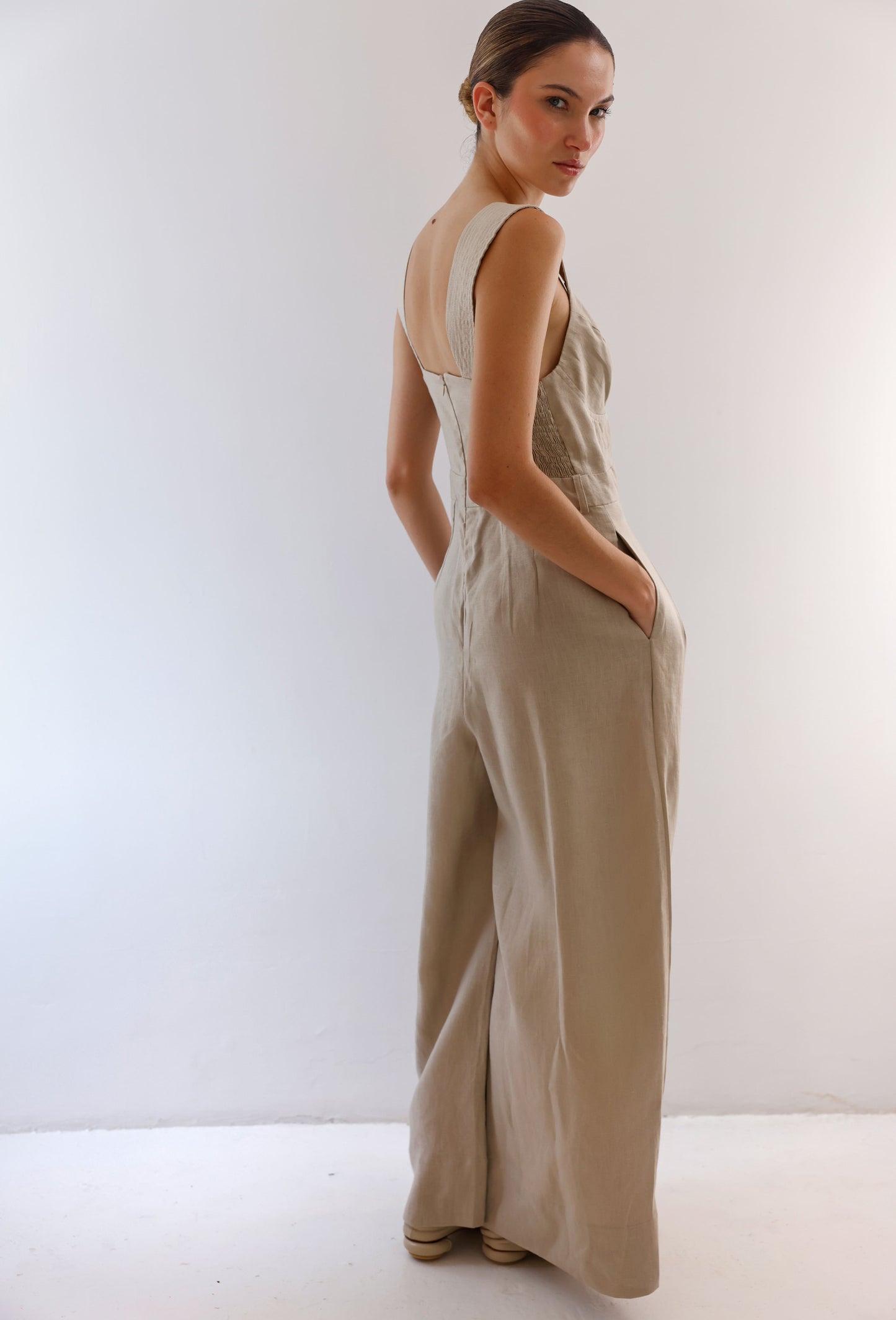 SUSANA JUMPSUIT CAMEL