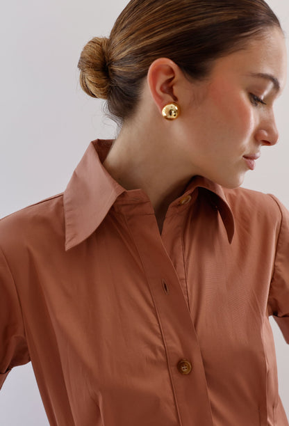 NATALIA DRESS CAMEL