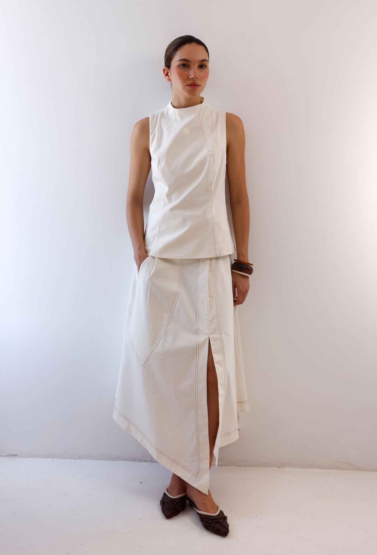BELINDA SKIRT WHITE