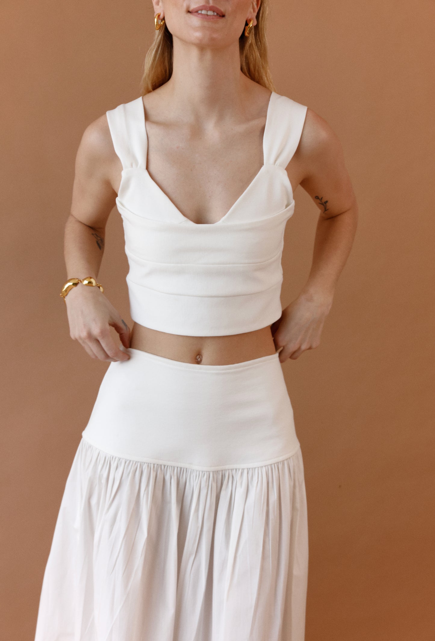 ALMA CROP TOP WHITE