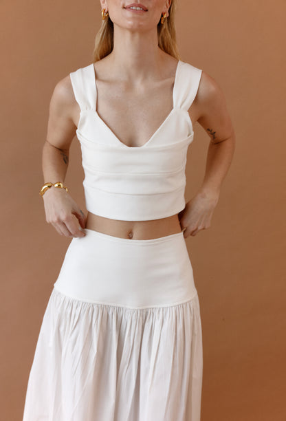 ALMA CROP TOP WHITE