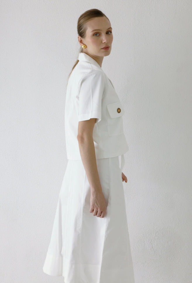 MILA VEST WHITE