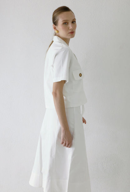 MILA VEST WHITE