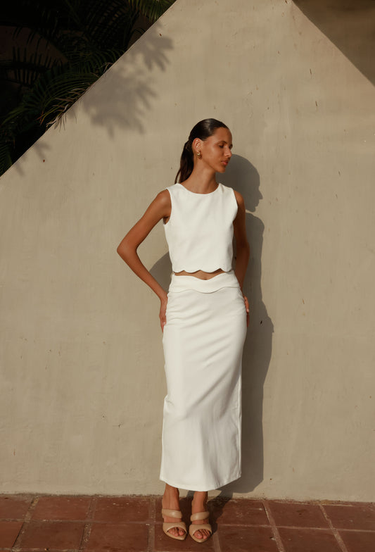SERENA SKIRT WHITE