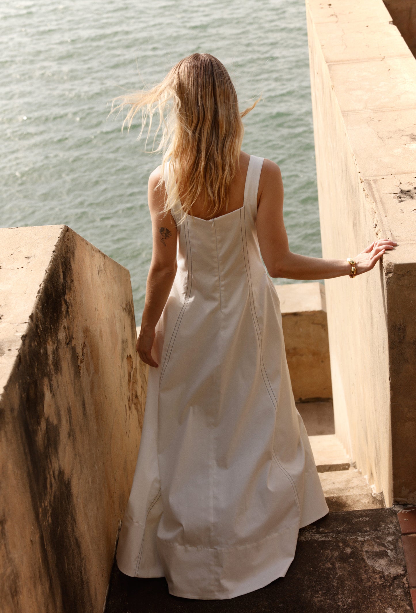 CARLOTA DRESS WHITE