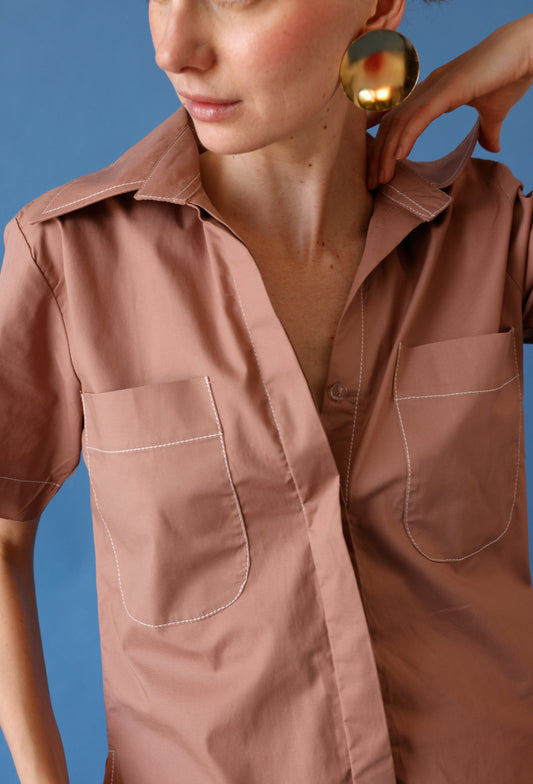 ARIADNA BLOUSE CAMEL