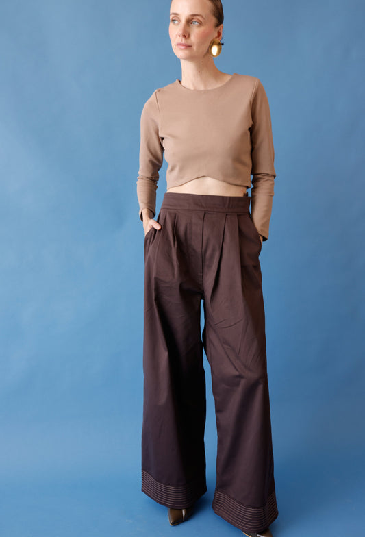 ELOISA PANTS BROWN