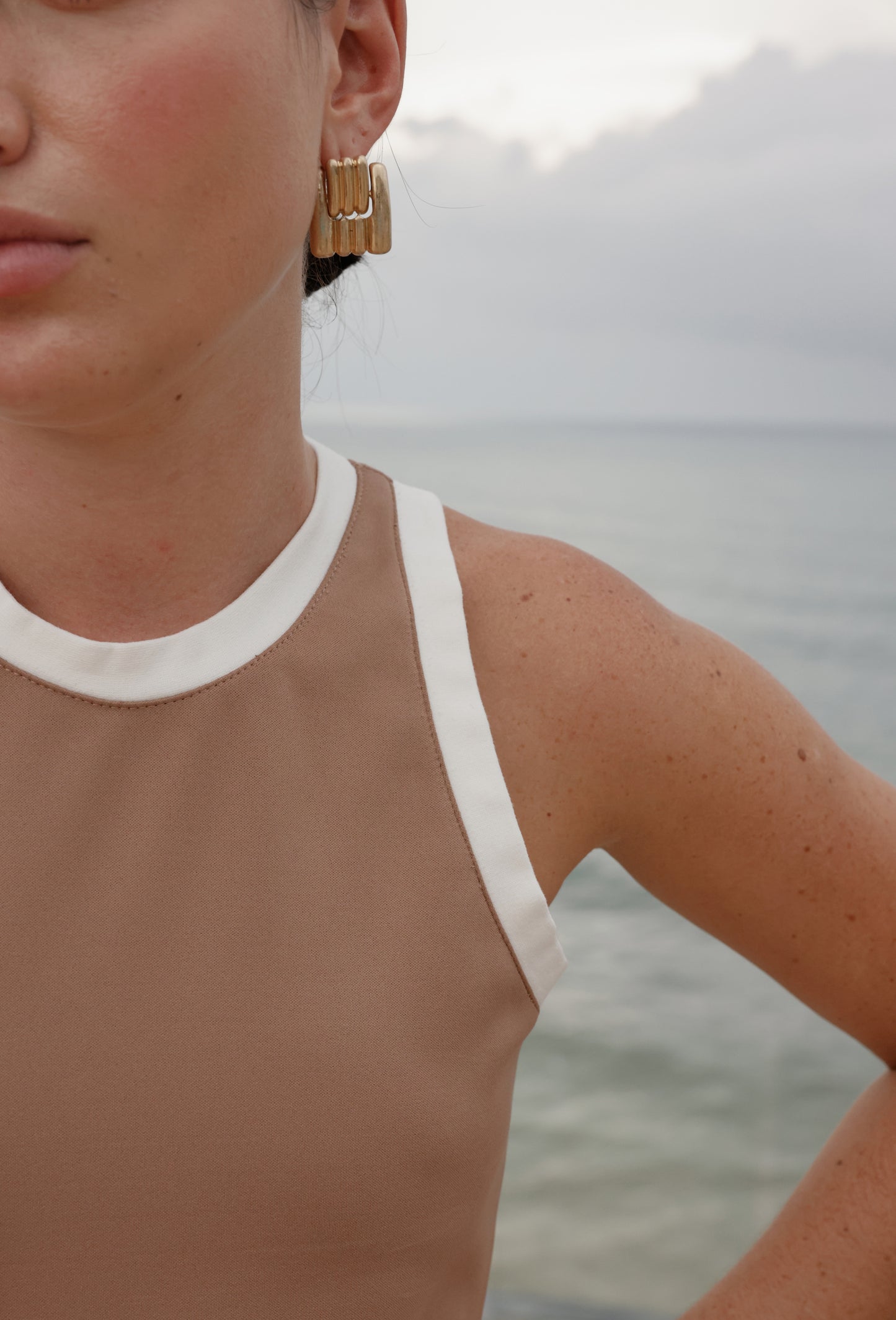 KIARA CAMEL BLOUSE
