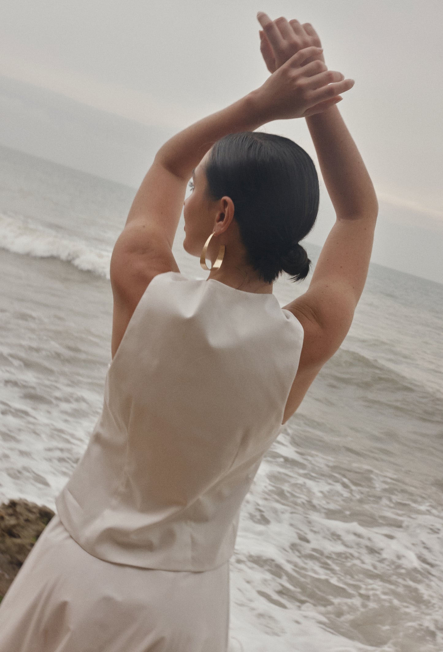 FLORA VEST WHITE