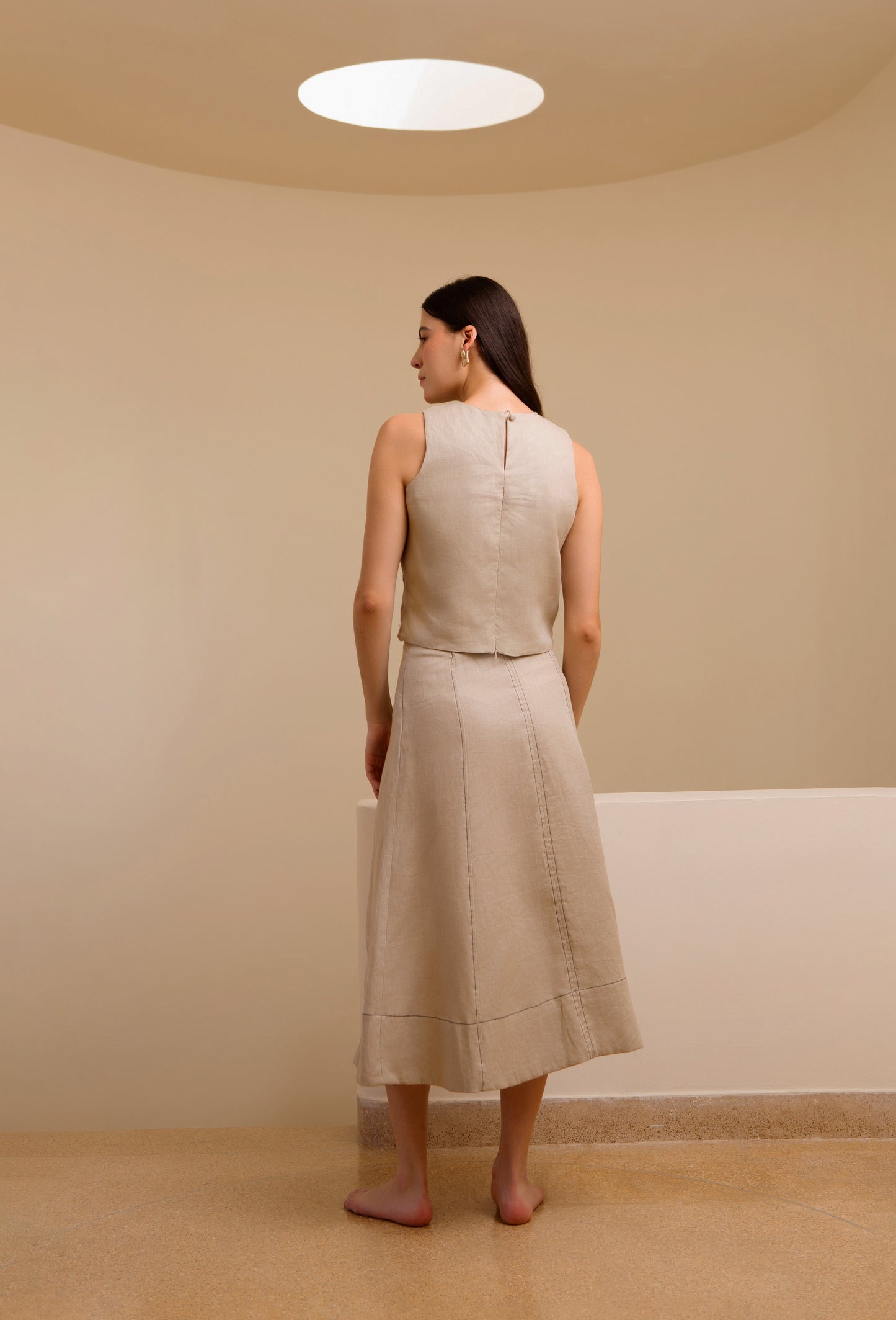 GRETA BLOUSE CAMEL
