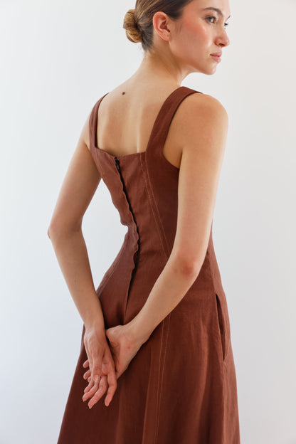CARLOTA DRESS LINEN