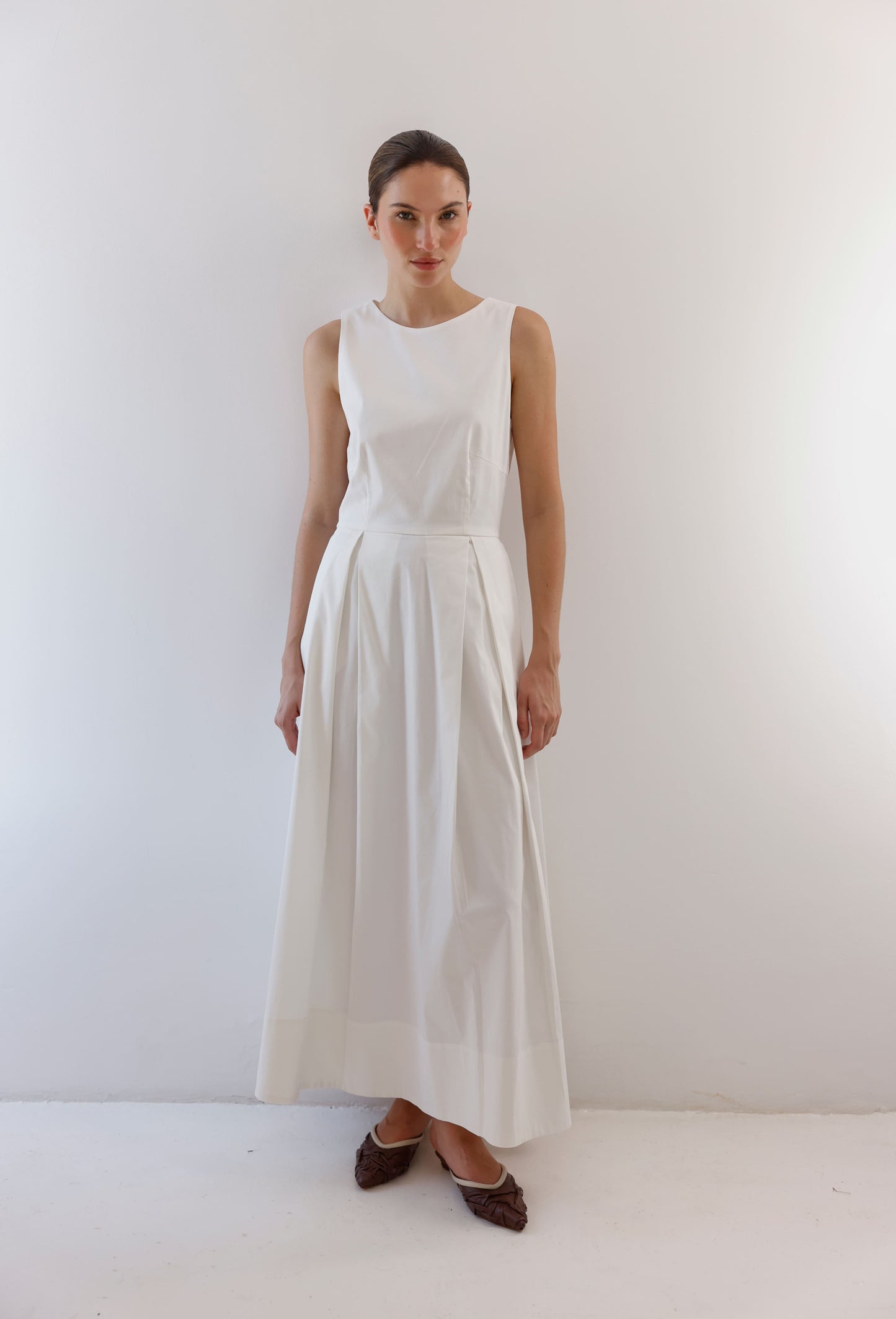 LORNA DRESS WHITE