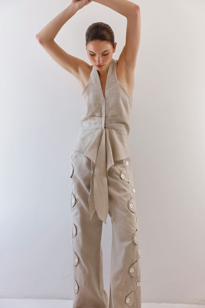 NIDIA BLOUSE CAMEL