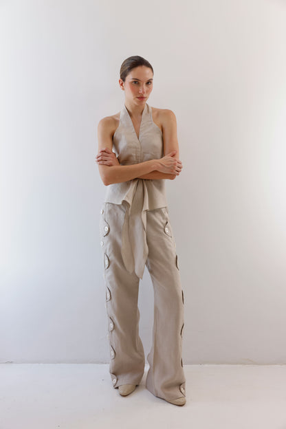 NIDIA BLOUSE CAMEL