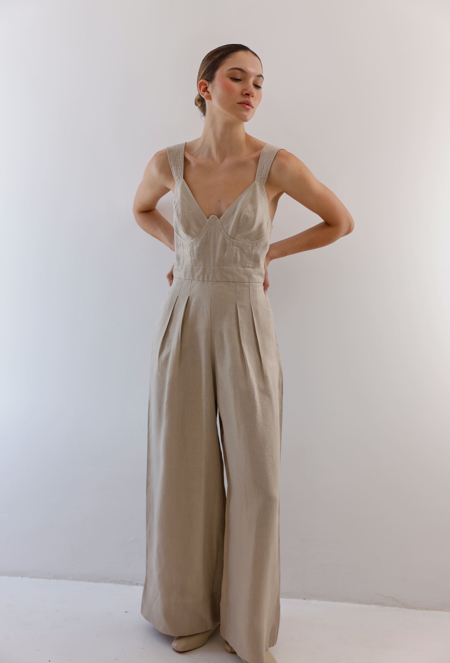 SUSANA JUMPSUIT CAMEL
