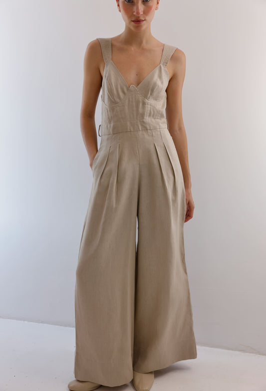 SUSANA JUMPSUIT CAMEL