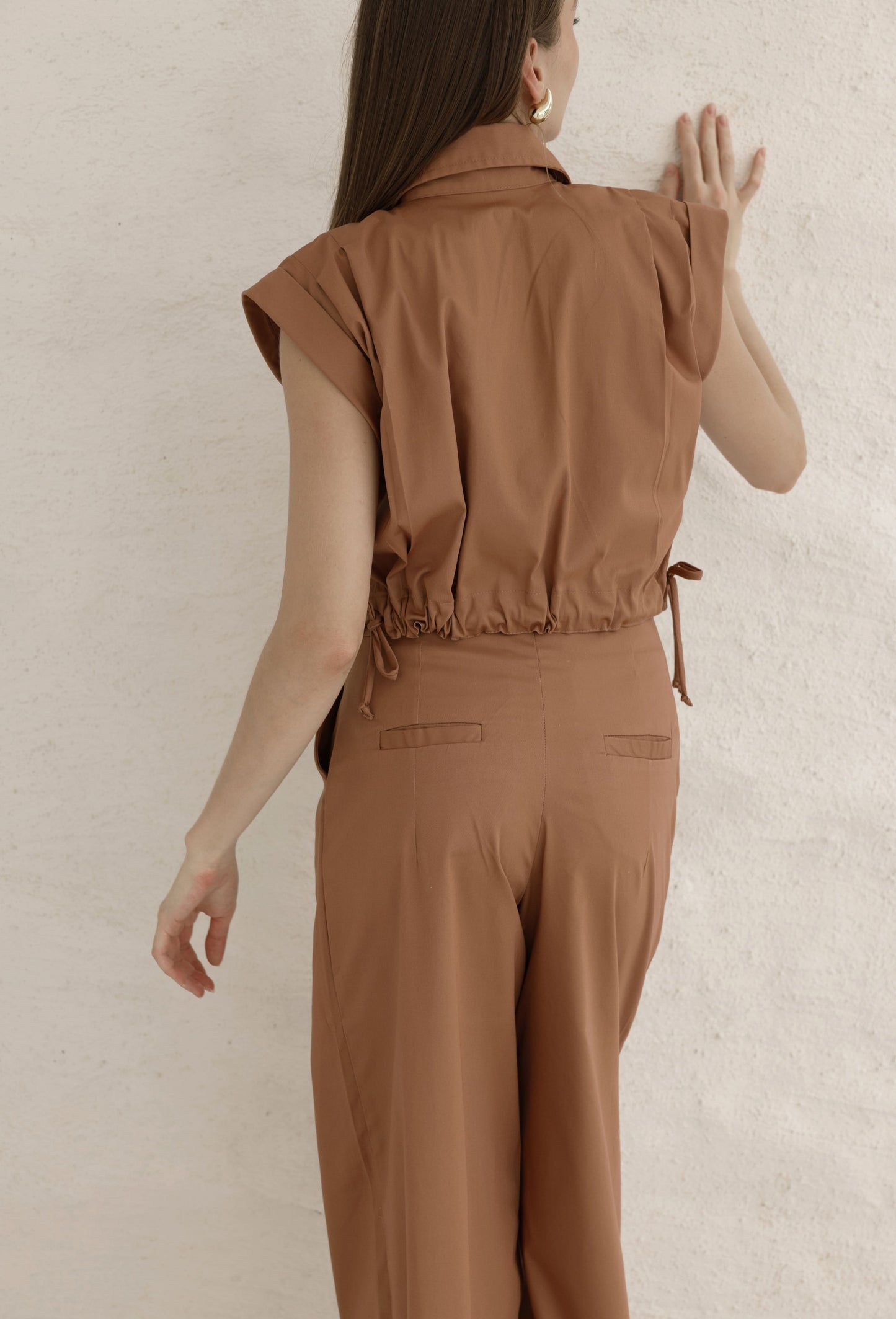 FREYA BLOUSE TERRACOTTA