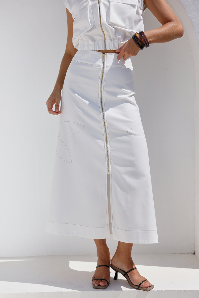 VALENTINA SKIRT WHITE