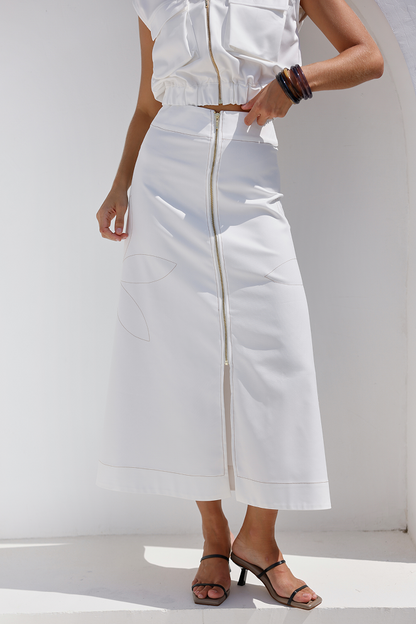 VALENTINA SKIRT WHITE
