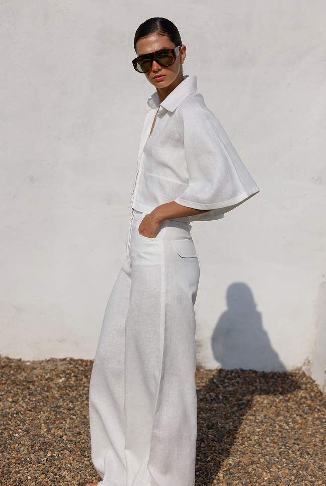 INES BLOUSE WHITE