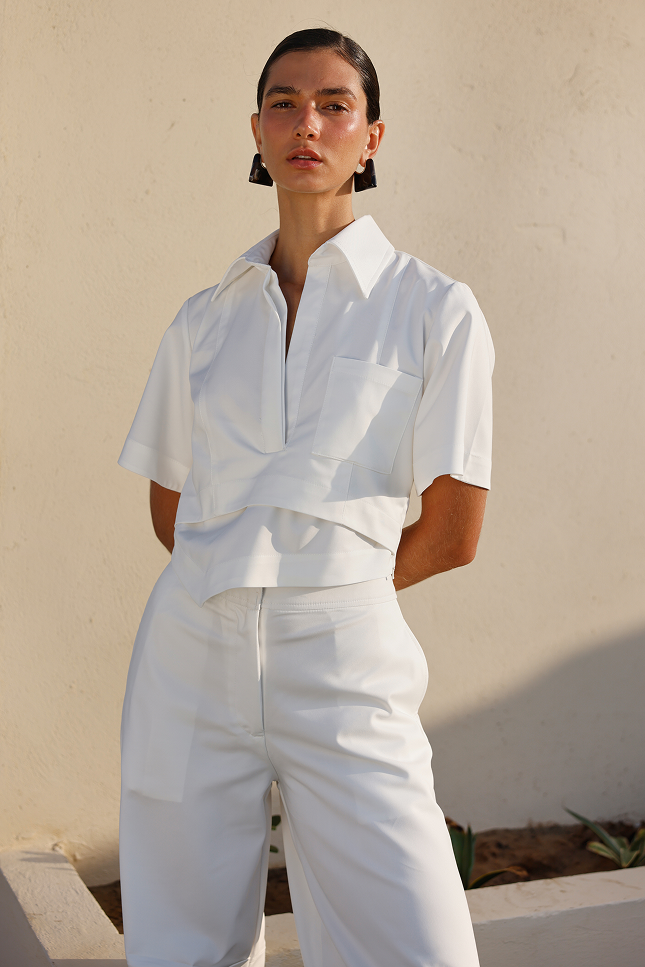 MANUELA PANT WHITE