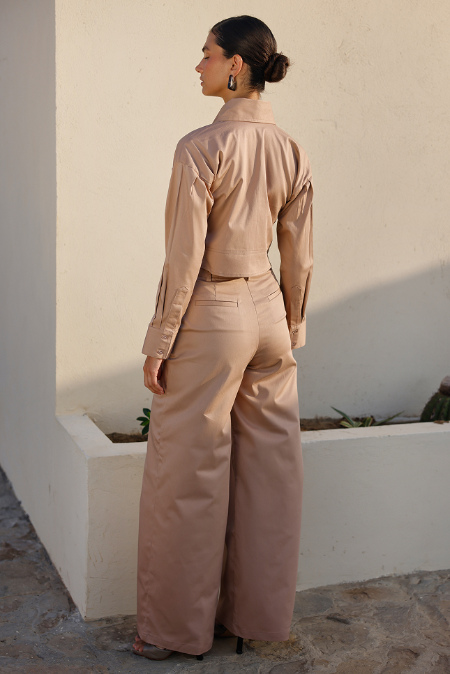ALINA BLOUSE CAMEL