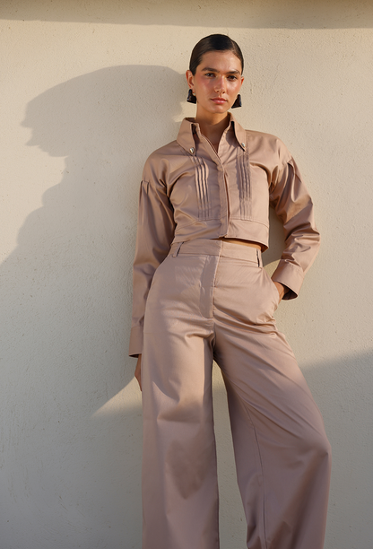 ALINA BLOUSE CAMEL