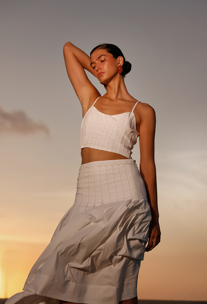 BRENDA CROP TOP WHITE