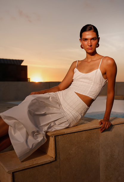 ADELINA SKIRT WHITE