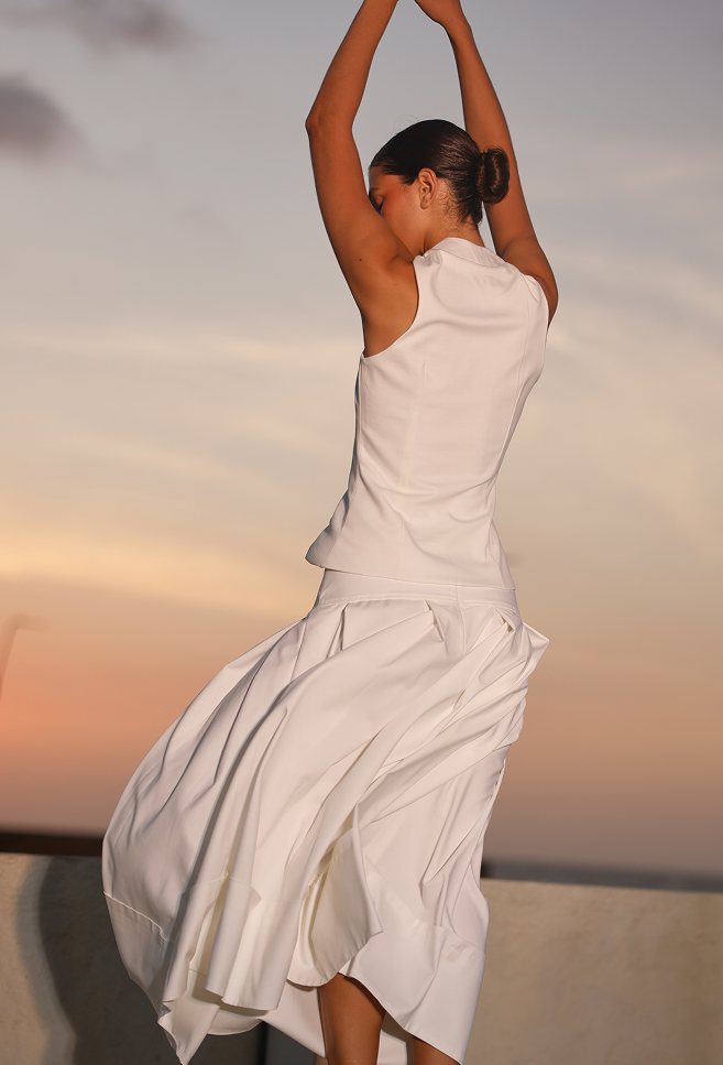 OLIVIA BLOUSE WHITE