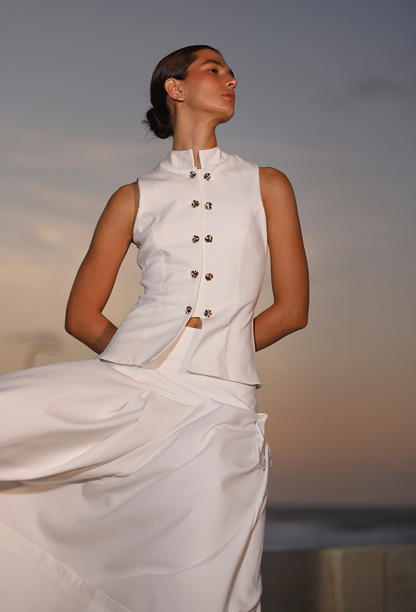OLIVIA BLOUSE WHITE