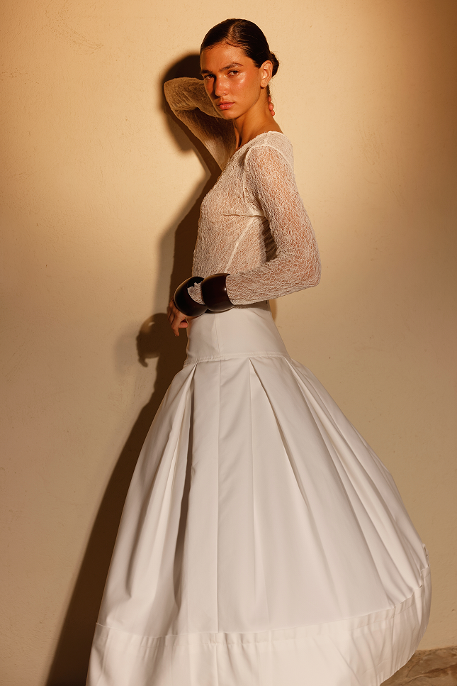 SALOME SKIRT WHITE