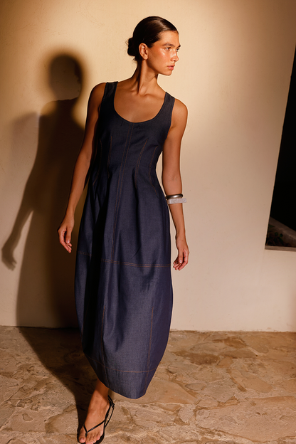 CAMILA DRESS DENIM