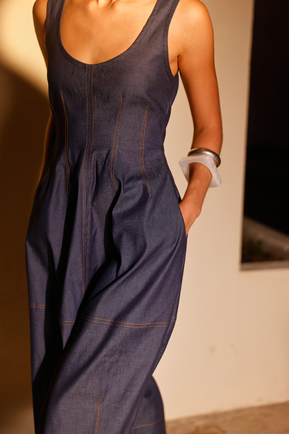 CAMILA DRESS DENIM