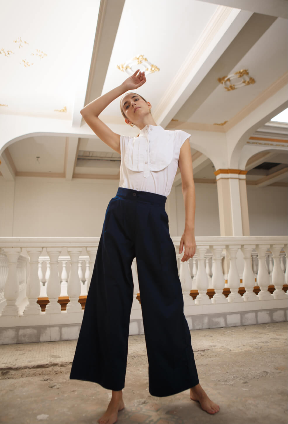 ROSALBA PANTS BLUE