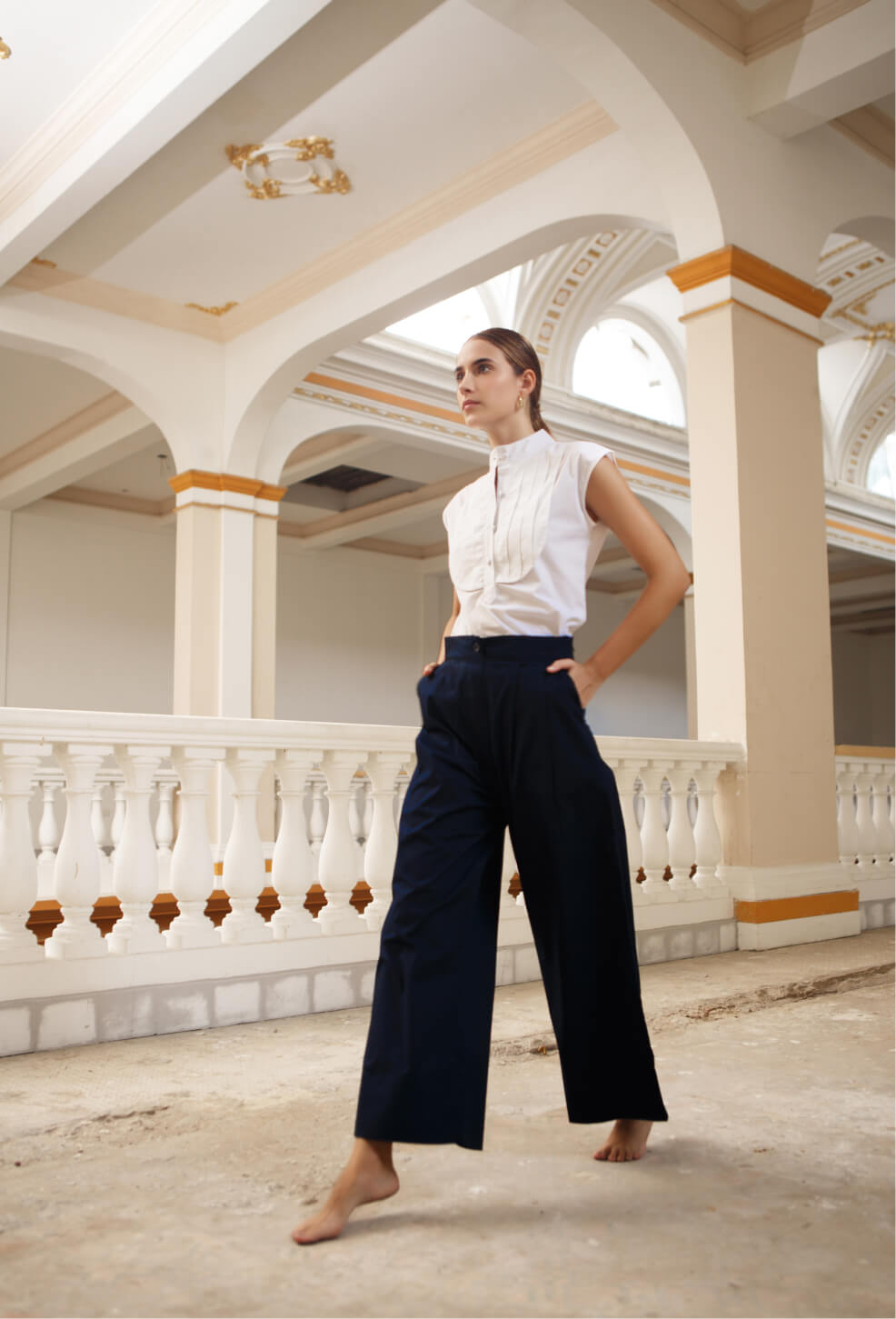 ROSALBA PANTS BLUE